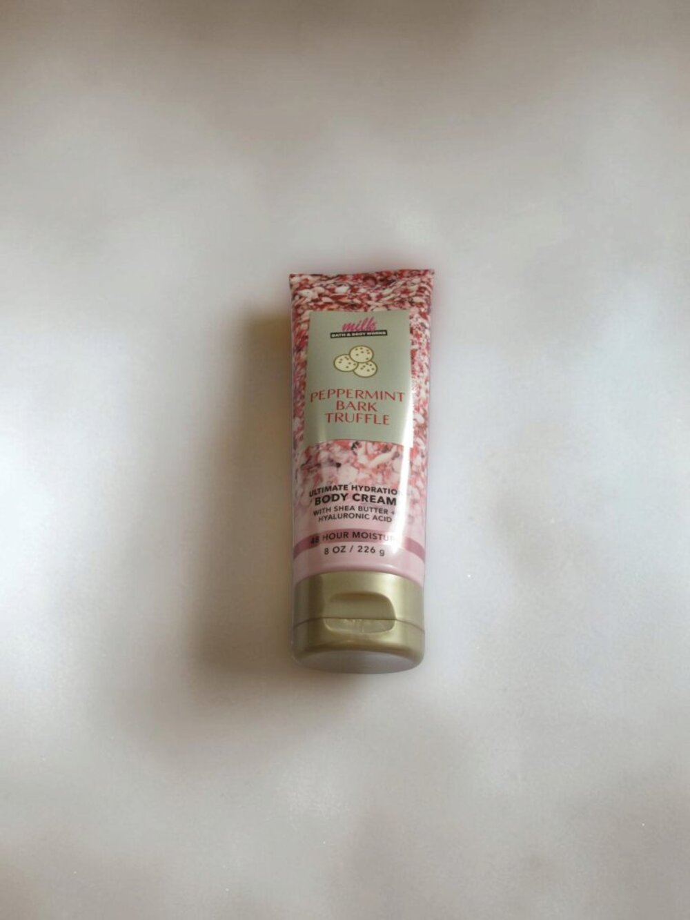 Bath & Body Works x Milk Bar -PEPPERMINT BARK TRUFFLE - Body Cream, NWT
